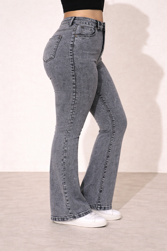 Womens high rise Boot fit Jeans KGDJNS-404033