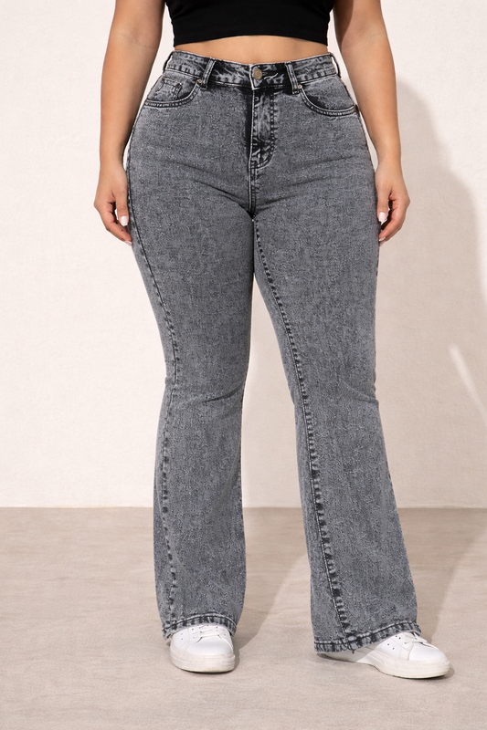 Womens high rise Boot fit Jeans KGDJNS-404033
