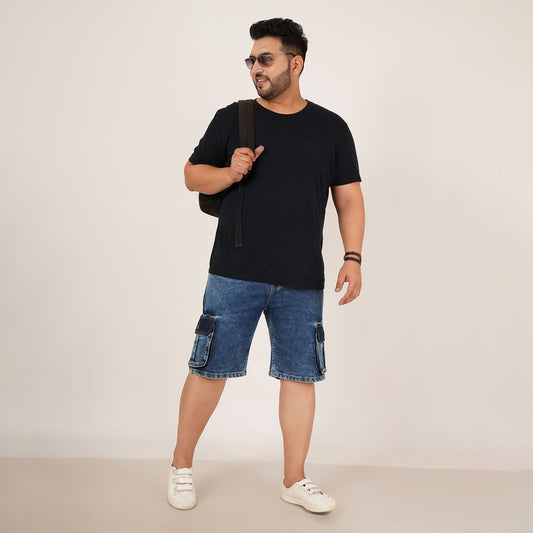 Casual and Trendy: Short Jeans for Plus Size Men