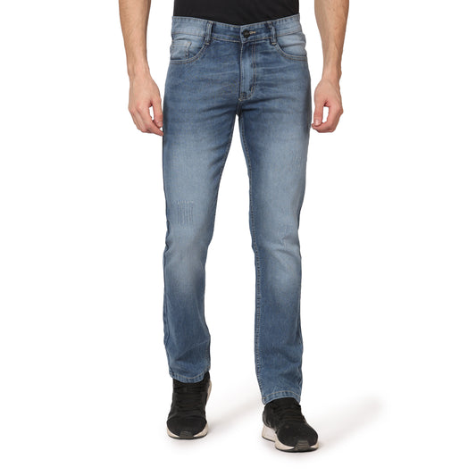 Kagad Jeans Men Straight Fit Light Blue Denim Jeans - Style Code "KGDJNS-403008