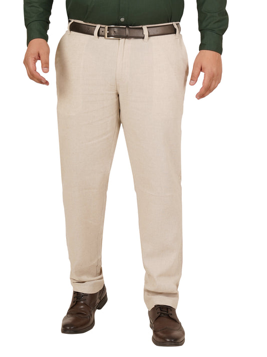 Men's Plus Size Cotton Linen Pant MJSPT-20092
