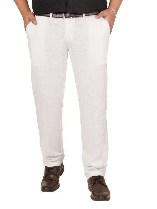 Men's Plus Size Cotton Linen Pant MJSPT-20093